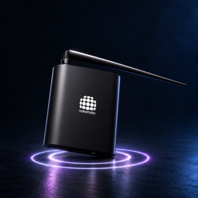 Nokomoto 200M Wavelink Transmitter | Silent Disco Headphone Transmitter | Long-Range RF/UHF Event Audio System with 2-3 Channels