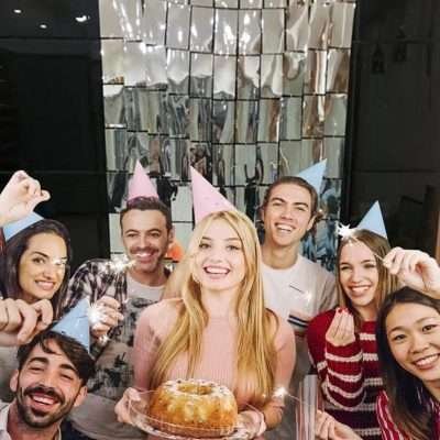 Square Foil Curtain (Silver, Set of 2) - Image 4