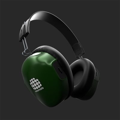 Nokomoto Silent Disco Headphone Receivers | Long-Range RF/UHF Event Audio System with 2–3 Channels | 250m | Ovaltune