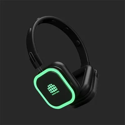 Nokomoto 250M Squaretune Headset | Silent Disco Headphone Receivers | Long-Range RF/UHF Event Audio System with 2–3 Channels