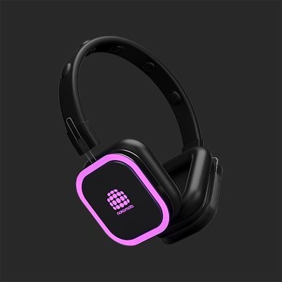 Nokomoto Silent Disco Headphone Receivers | Long-Range RF/UHF Event Audio System with 2–3 Channels | 400m | Squaretune