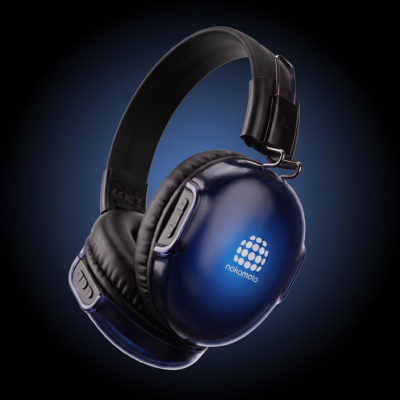 Nokomoto 300M Ovaltune Headset | Silent Disco Headphone Receivers | Long-Range RF/UHF Event Audio System with 2–3 Channels