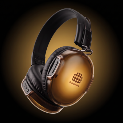 Nokomoto Silent Disco Headphone Receivers | Long-Range RF/UHF Event Audio System with 2–3 Channels | 500m | Ovaltune