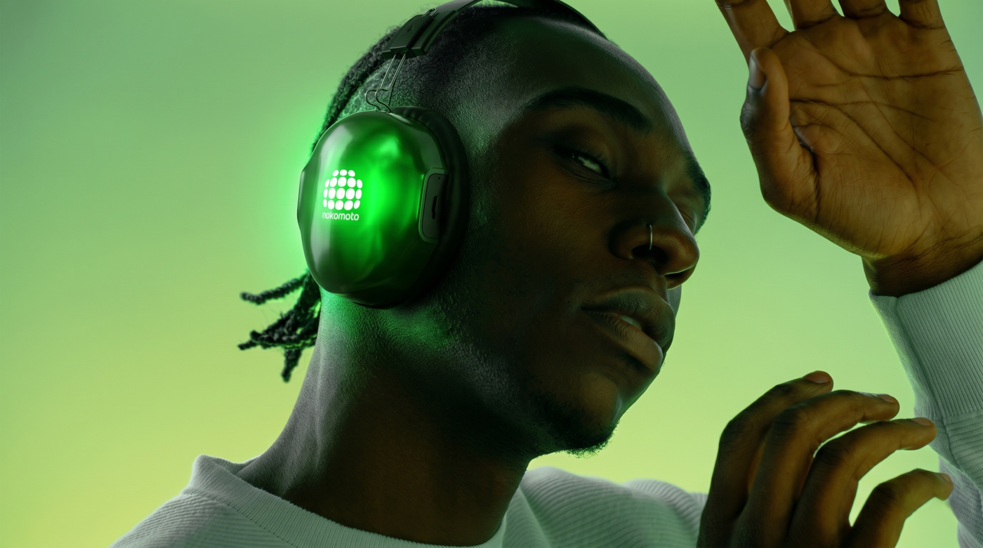 OvalTune silent disco headset
