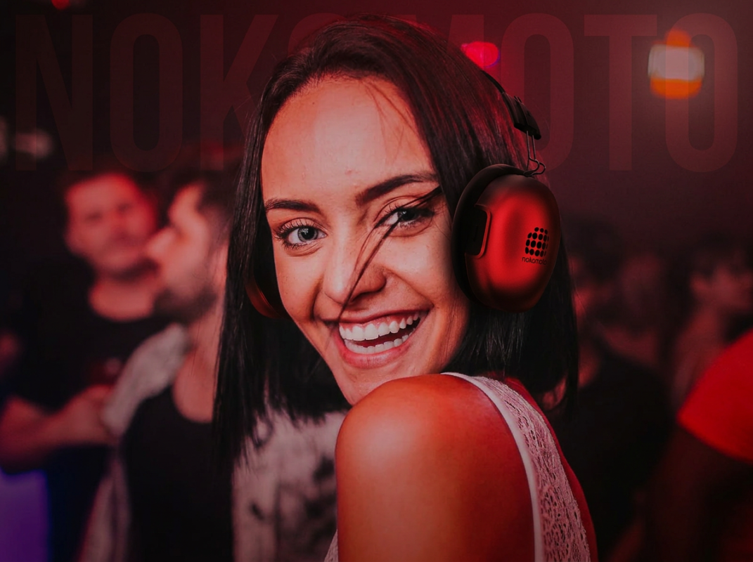 OvalTune 500M silent disco headset