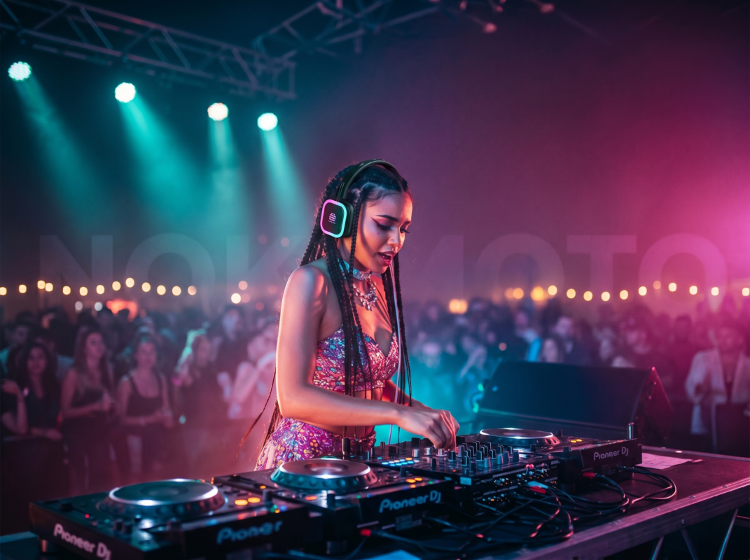 SquareTune 200M silent disco headset